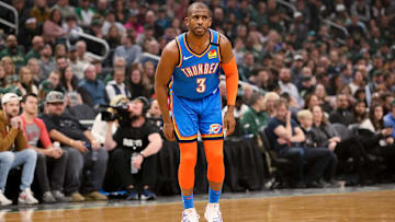 Chris Paul tiene en 31.7 minutos de acción por juego, promedio de 17.5 puntos, 6.7 asistencias, 4.9 rebotes y 1.5 robos con el Oklahoma City Thunder