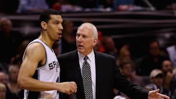 Danny Green y Popovich en sus tiempos en los Spurs