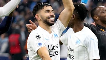 Regard tourné vers la suite pour le joueur de l'Olympique de Marseille.