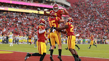 USC football receivers.