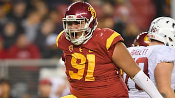 USC football defensive lineman Brandon Pili.