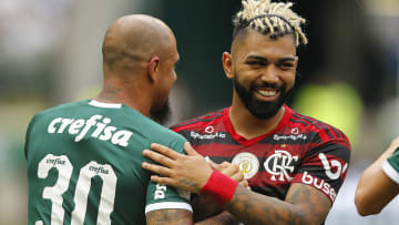 Muita rivalidade. Flamengo e Palmeiras vão se enfrentar na estreia do Campeonato Brasileiro de 2021. 