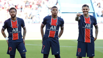 La flow de cette photo avec Neymar, Mbappé et Icardi. 