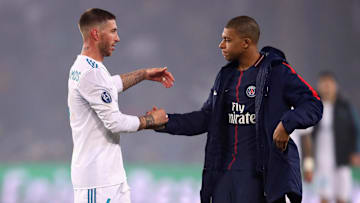 Sergio Ramos y Mbappé