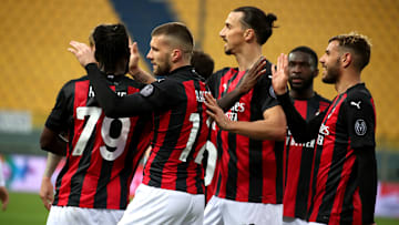 La festa del Milan a Parma