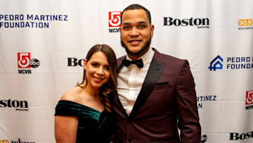Eduardo Rodriguez y Catherine tienen dos hijos