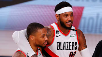 Carmelo Anthony tiene una relación con Damian Lillard 