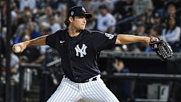 Gerrit Cole's New York Yankees Spring Training debut. 