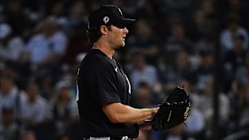 El pitcher de los Yankees, Gerrit Cole, espera el nacimiento de su primer hijo