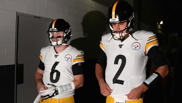 Pittsburgh Steelers QBs Duck Hodges and Mason Rudolph battled for the starting role all season