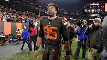 Cleveland Browns defensive end Myles Garrett