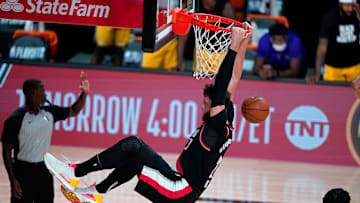 Jusuf Nurkic fue pieza clave en el triunfo de Portland sobre Lakers