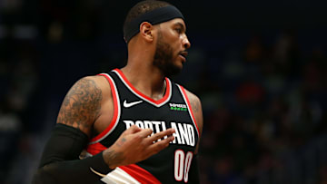 Carmelo Anthony regresó a la NBA con Portland
