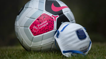 Premier League Football and Coronavirus Protective Mask