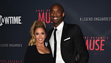 Kobe Bryant y Vanessa Bryant en la presentación del documental "Muse" 