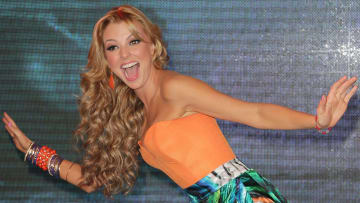 Marjorie de Sousa se acercó al animal y recibió una inesperada reacción