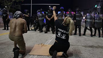 Protestors in Miami