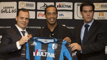 El jugador Ronaldinho.