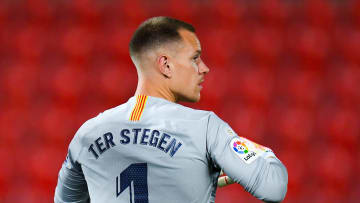 Marc-André Ter Stegen au match RCD Mallorca v FC Barcelona  - La Liga
