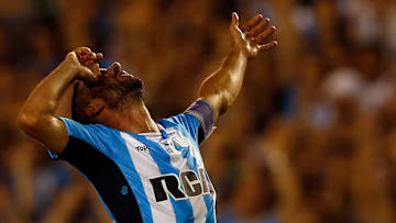 Lisandro López es uno de los máximos goleadores de Racing en la Copa Libertadores.