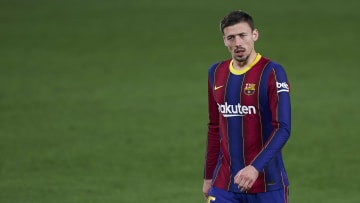 Lenglet no está completando una buena temporada con el Barcelona