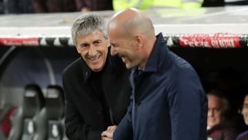 Setién und Zidane sind nun punktgleich an der Spitze