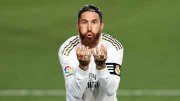 Sergio Ramos alcanzó ayer los cien goles con el Real Madrid