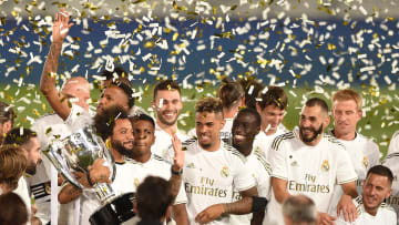 Real Madrid champion 2019-2020 de la Liga. 
