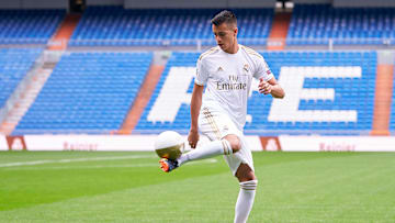 Reinier am Tag seiner Präsentation im Bernabéu-Stadion