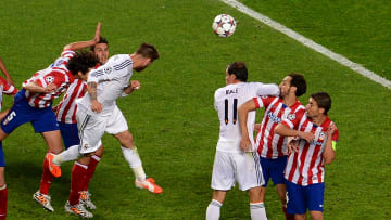 Sergio Ramos prive l'Atlético Madrid de sa première Ligue des champions en 2014 en égalisant à la 93ème minute. 