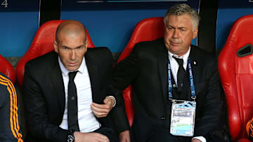 Zidane y Ancelotti, los últimos entrenadores en ganar la Champions con el Madrid