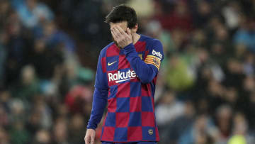 Messi face au Real Madrid lors de la saison 2019/2020