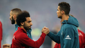 Mohamed Salah y Cristiano Ronaldo