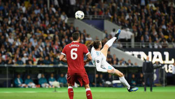 Gareth Bale anota de chilena el la final de 2018 vs el Liverpool - UEFA Champions League Final
