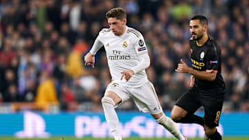 Real Madrid v Manchester City - UEFA Champions League Round of 16: First Leg