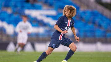 Xavi Simons dans le match Real Madrid v Paris Saint-Germain - UEFA Youth League