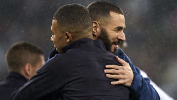 Karim Benzema et Kylian Mbappé lors de Real Madrid - PSG, il y a deux saisons. 
