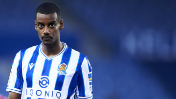 Alexander Isak avec la Real Sociedad. 