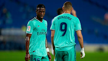 Werden sich auch wieder vertragen: Vinicius Jr und Karim Benzema
