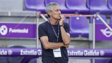 Quique Setién, entrenador del FC Barcelona