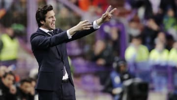 Santiago Solari en su etapa bajo la dirección técnica del Real Madrid