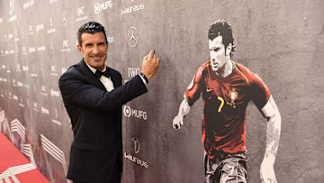Luis Figo habló sobre Leo Messi en un evento de Marca