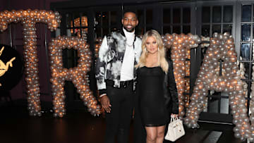 Tristan Thompson fue uno de los invitados a la fiesta de Kim Kardashian en una isla privada