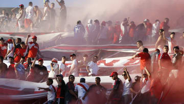 La hinchada de River, en un partido disputado en el Estadio Monumental.