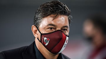 Marcelo Gallardo dirigiendo a River Plate