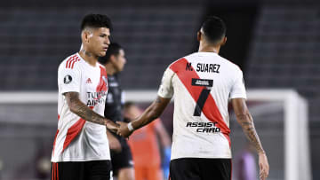 River Plate v Deportivo Binacional - Copa CONMEBOL Libertadores 2020 - Suárez elogió a Carrascal.