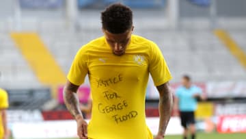 Schon am Wochenende solidarisierten sich Stars wie Jadon Sancho mit den Demonstranten
