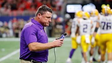 LSU head coach Ed Orgeron