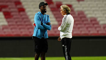 Gerson reencontrou Jorge Jesus nesta noite