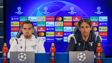 La conferenza della Lazio con Inzaghi ed Escalante